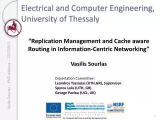 Electrical and Computer Engineering, University of Thessaly