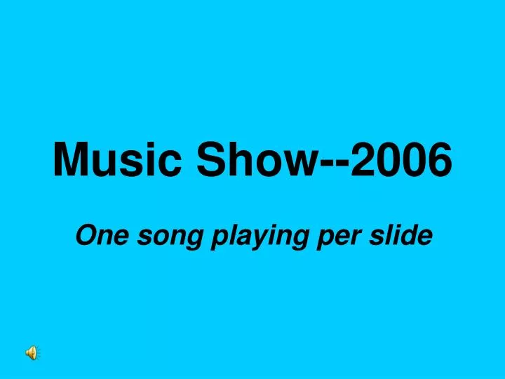 music show 2006
