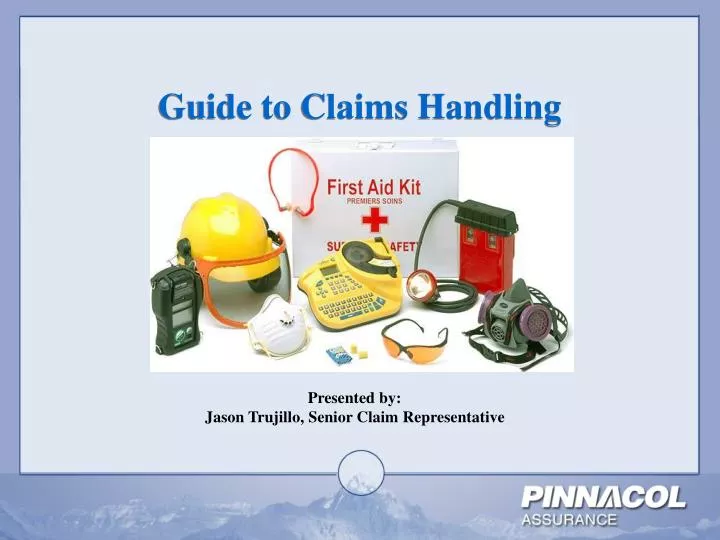 guide to claims handling