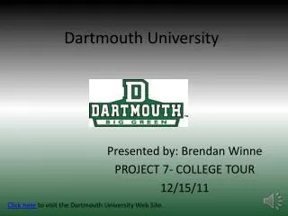 dartmouth university
