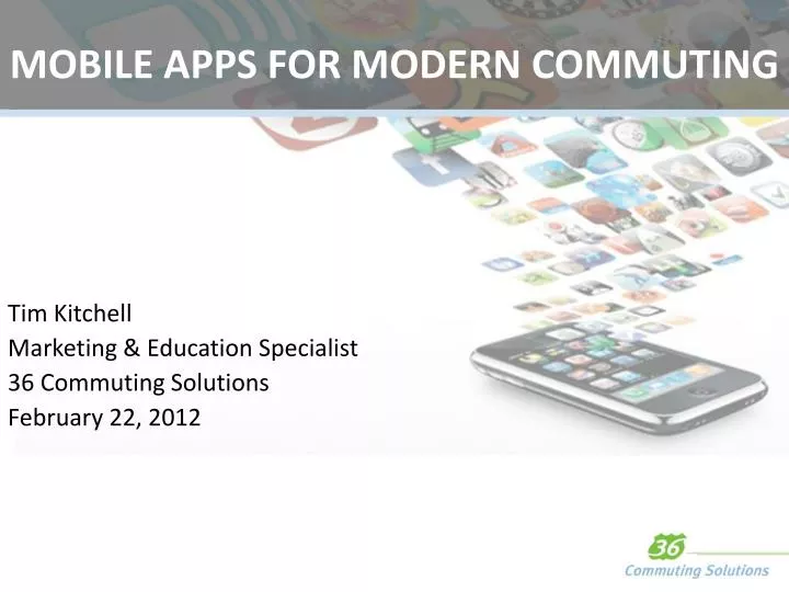 mobile apps for modern commuting