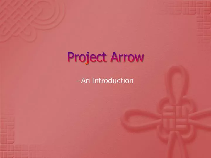 project arrow