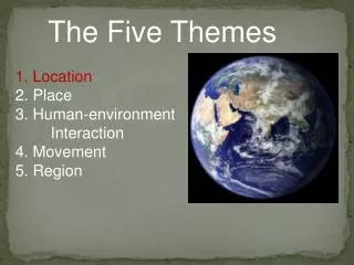 The Five Themes