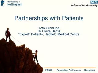 Partnerships with Patients