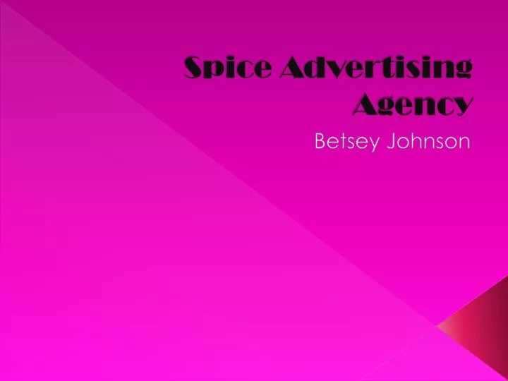 spice advertising agency
