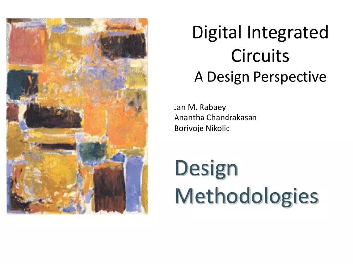 digital integrated circuits a design perspective