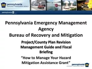 Pennsylvania Emergency Management Agency Bureau of Recovery and Mitigation