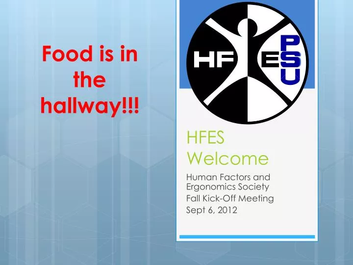 hfes welcome