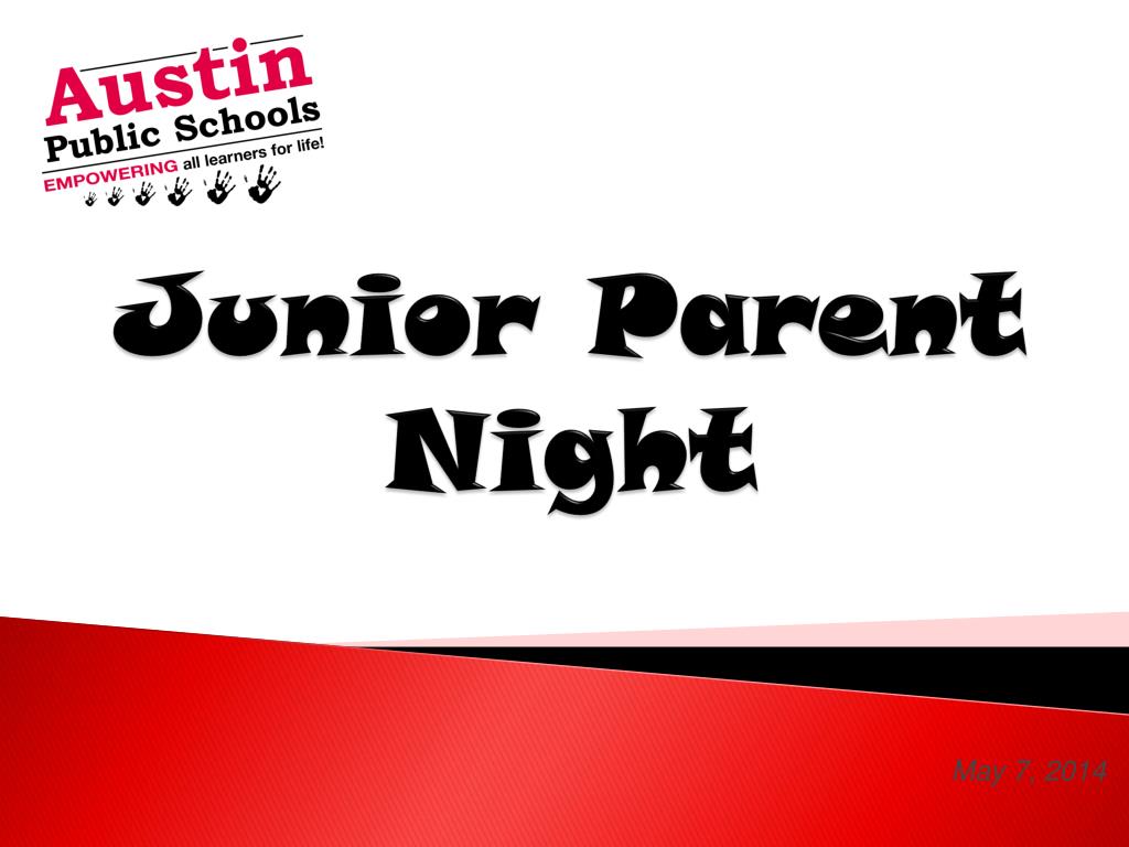 PPT - Junior Parent Night PowerPoint Presentation, free download - ID ...