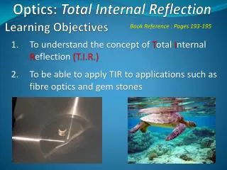 Optics: Total Internal Reflection