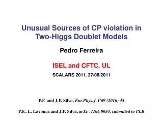 Unusual Sources of CP violation in Two-Higgs Doublet Models