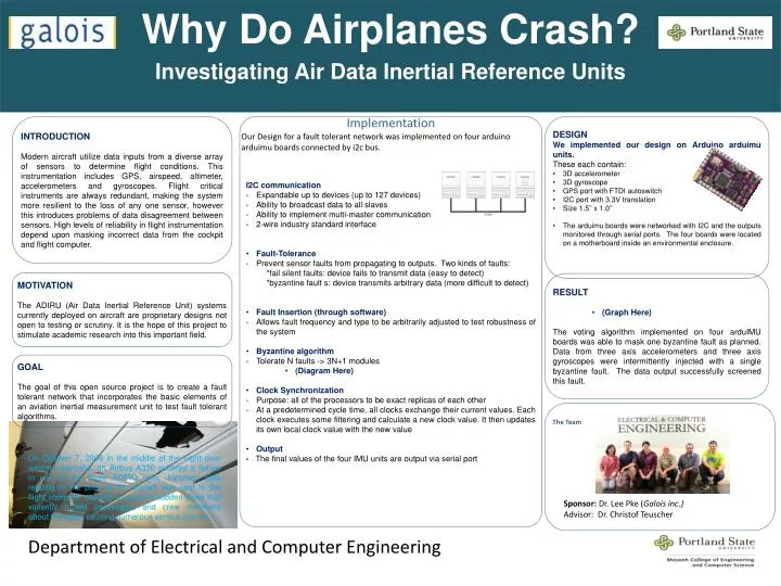 why do airplanes crash investigating air data inertial reference units