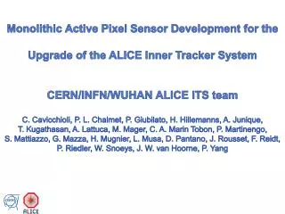 ALICE Inner Tracking System at present