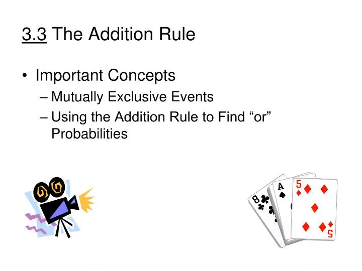 3 3 the addition rule