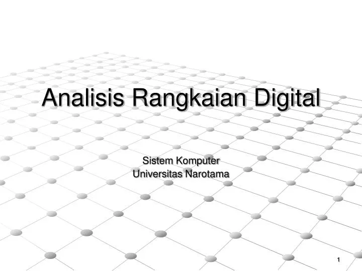 analisis rangkaian digital