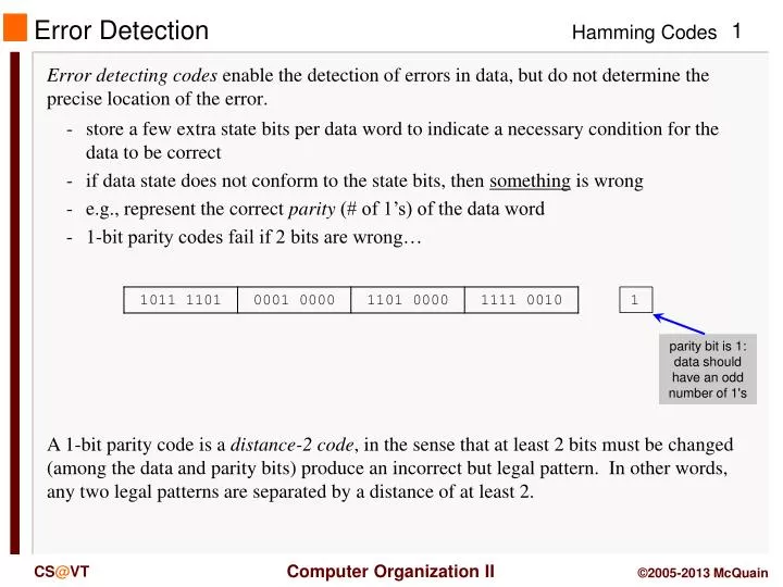 error detection