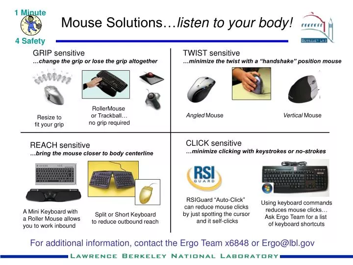 mouse solutions listen to your body