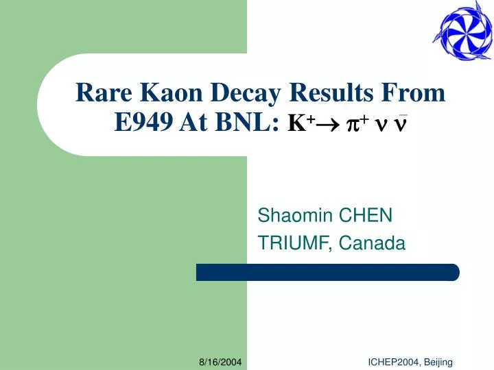 rare kaon decay results from e949 at bnl k p n n