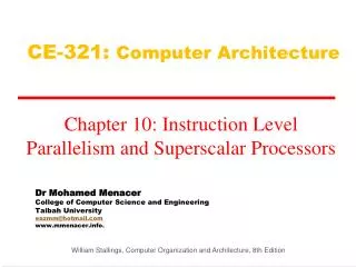 CE-321: Computer Architecture