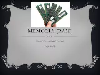 Memoria (RAM)