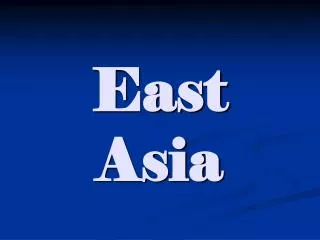 East Asia