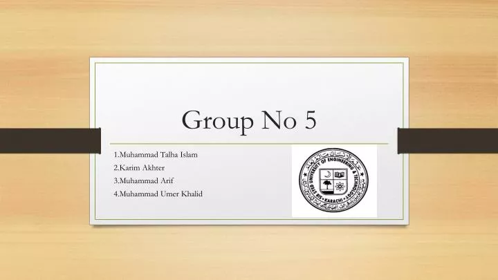 group no 5