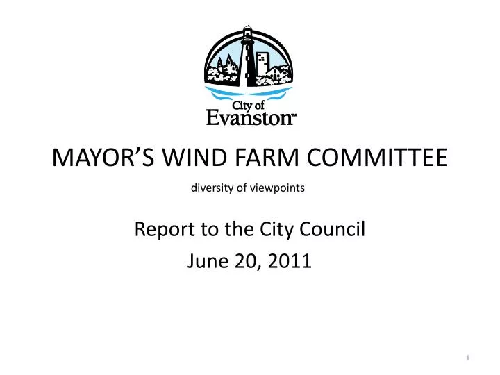 mayor s wind farm committee