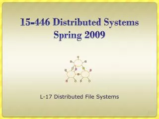 15-446 Distributed Systems Spring 2009