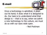 E-mail - slide 1