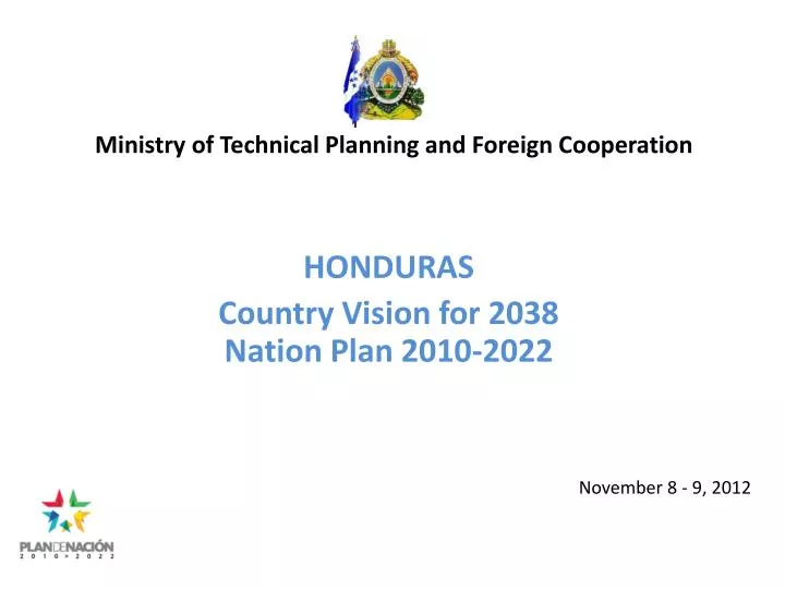 ministry of technical planning and foreign cooperation