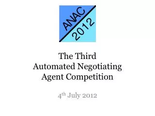 The Third Automated Negotiating Agent Competition