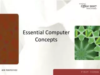 Essential Computer Concepts
