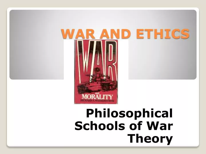war and ethics