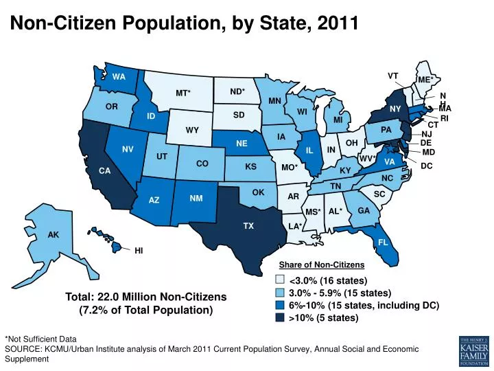 non citizen population by state 2011