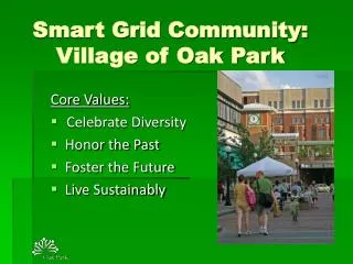 Smart Grid Community: Village of Oak Park