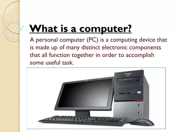 what is a computer