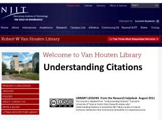 Understanding Citations