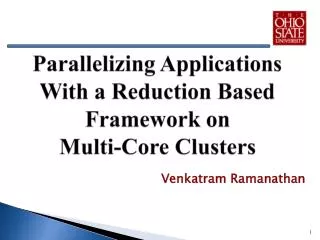 Parallelizing Applications With a Reduction Based Framework on Multi-Core Clusters
