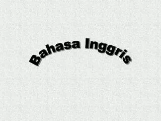 Bahasa Inggris