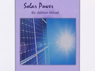 Solar Power