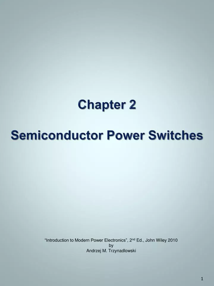 chapter 2 semiconductor power switches