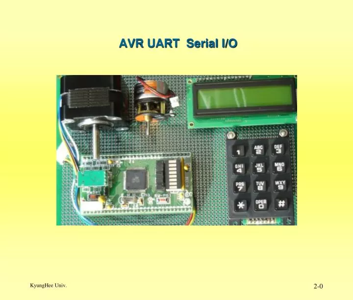 avr uart serial i o