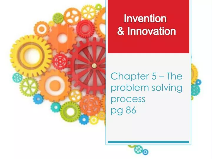 chapter 5 the problem solving process pg 86