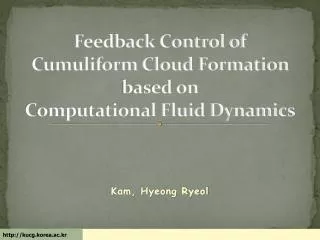 Feedback Control of Cumuliform Cloud Formation based on Computational Fluid Dynamics