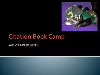 Citation Book Camp
