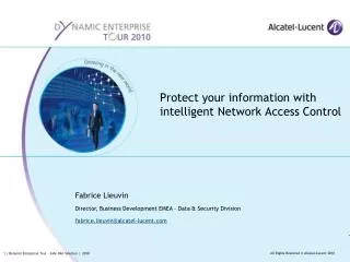 Protect your information with intelligent Network Access Control