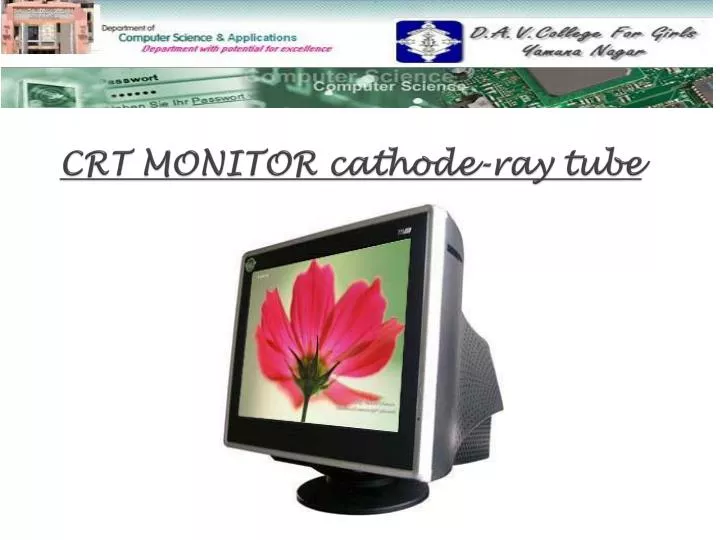 crt monitor cathode ray tube
