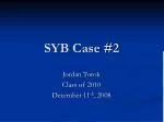 SYB Case #2 - slide 1