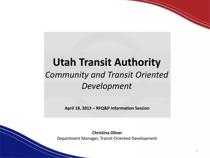 utah transit authority community and transit oriented development
