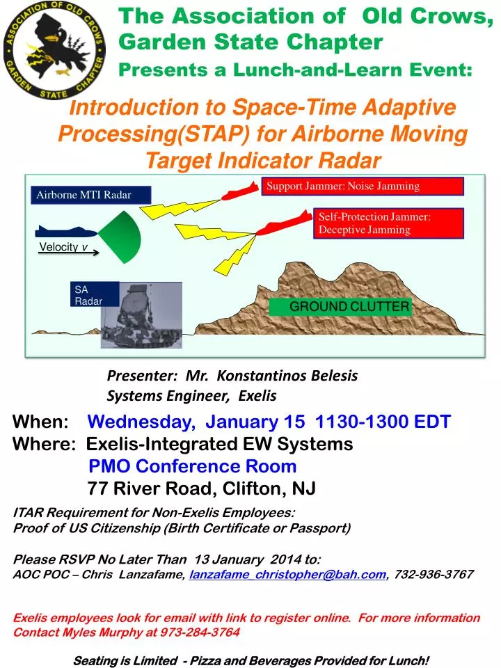 introduction to space time adaptive processing stap for airborne moving target indicator radar
